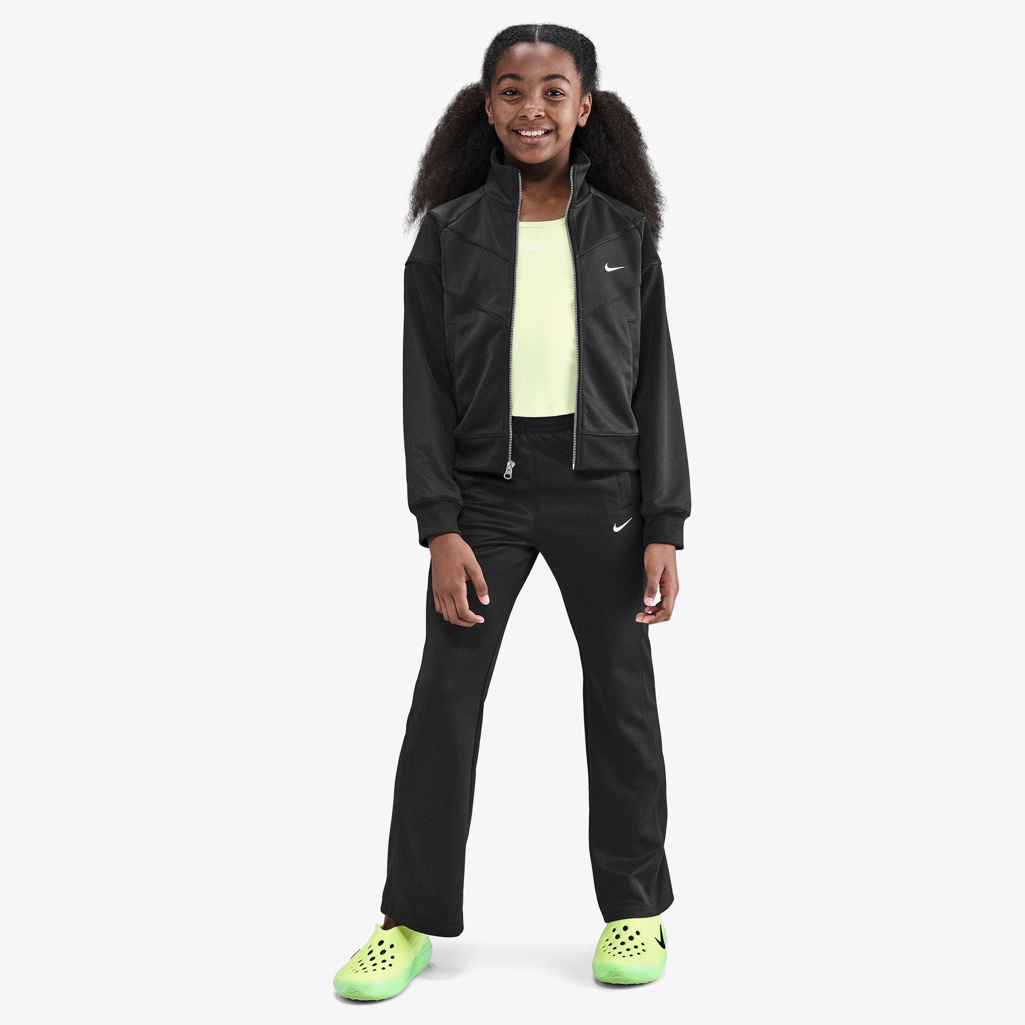 Nike Sportswear Track Knit Çocuk Siyah Ceket