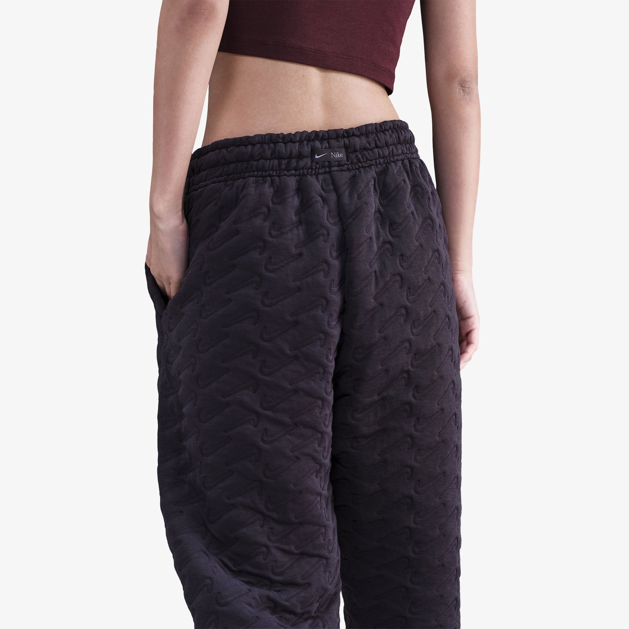 Nike Sportswear Phoenix Fleece Kadın Mor Eşofman Altı