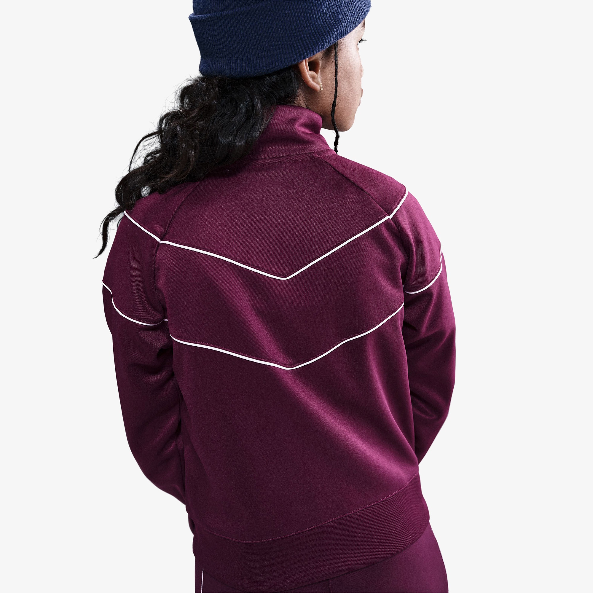 Nike Sportswear Track Knit Çocuk Bordo Ceket