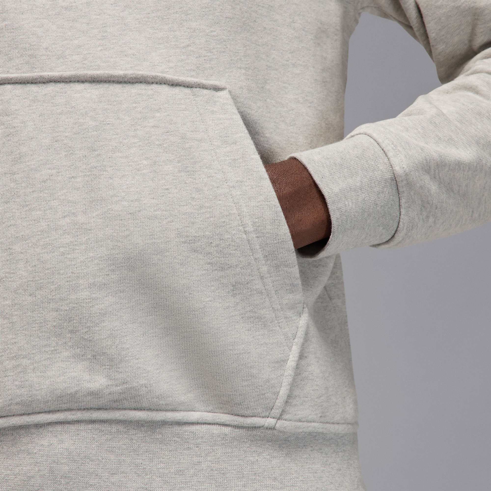 Jordan Sport Crossover Graphic Fleece Erkek Gri Sweatshirt