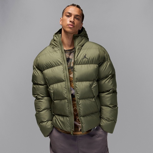  Jordan Brooklyn Puffer Erkek Haki Mont