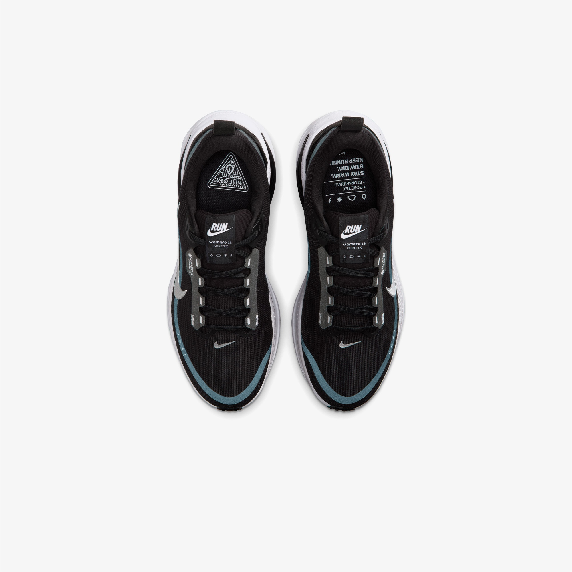 Nike Vomero 18 Gore-Tex Kadın Siyah Koşu Ayakkabısı