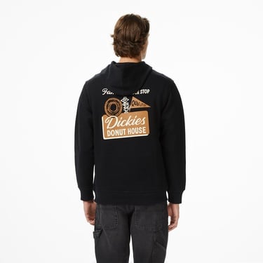  Dickies Donut House Erkek Siyah Sweatshirt