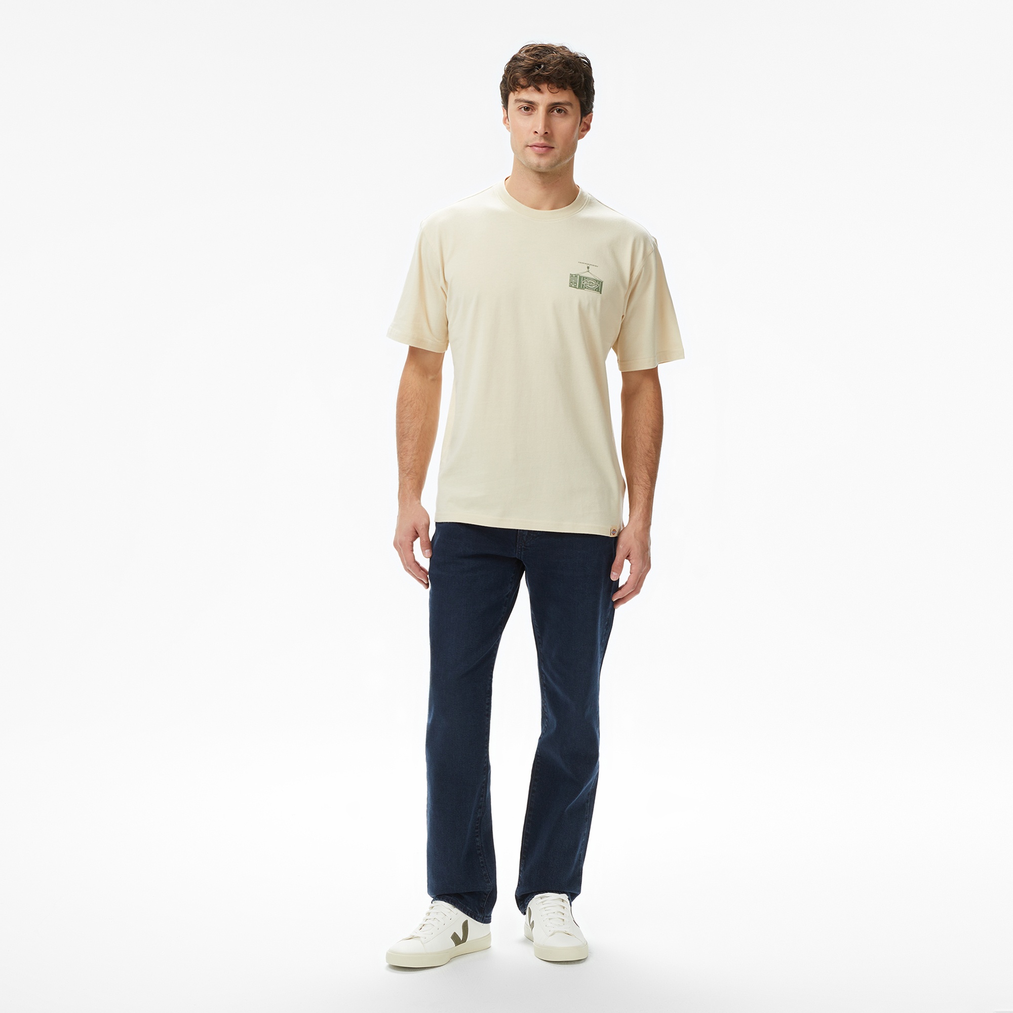 Dickies Apison Erkek Bej T-Shirt