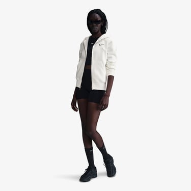  Nike Sportswear Phoenix Fleece Kadın Krem Rengi Kapüşonlu Hoodie