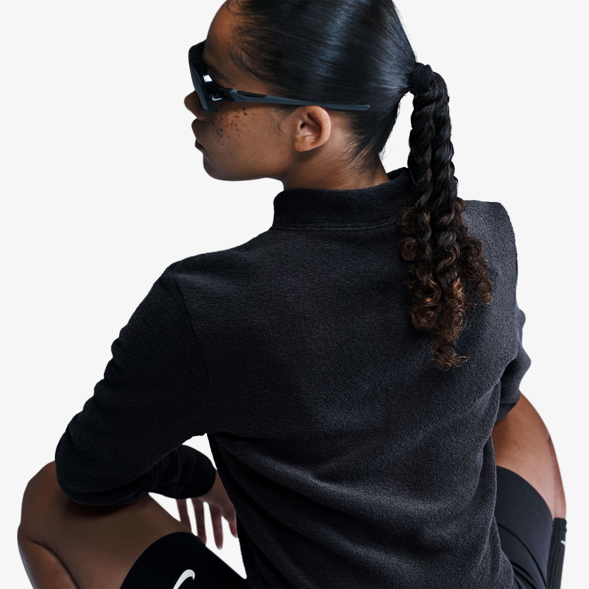 Nike Sportswear Phoenix Plush Kadın Siyah Sweatshirt