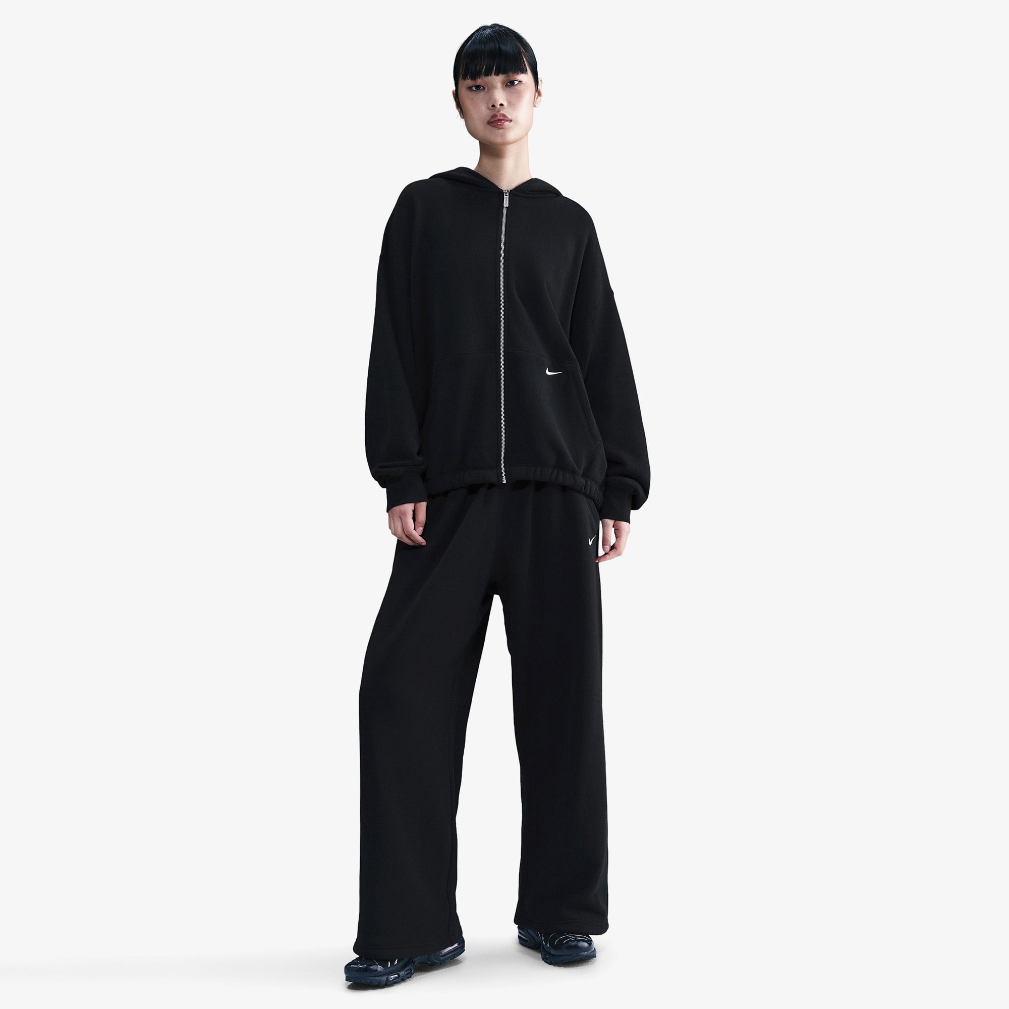  Nike Sportswear Street Fleece Kadın Siyah Eşofman Altı