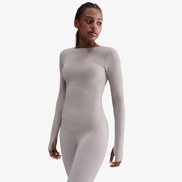  Nike Zenvy Dri-Fit Kadın Gri Body