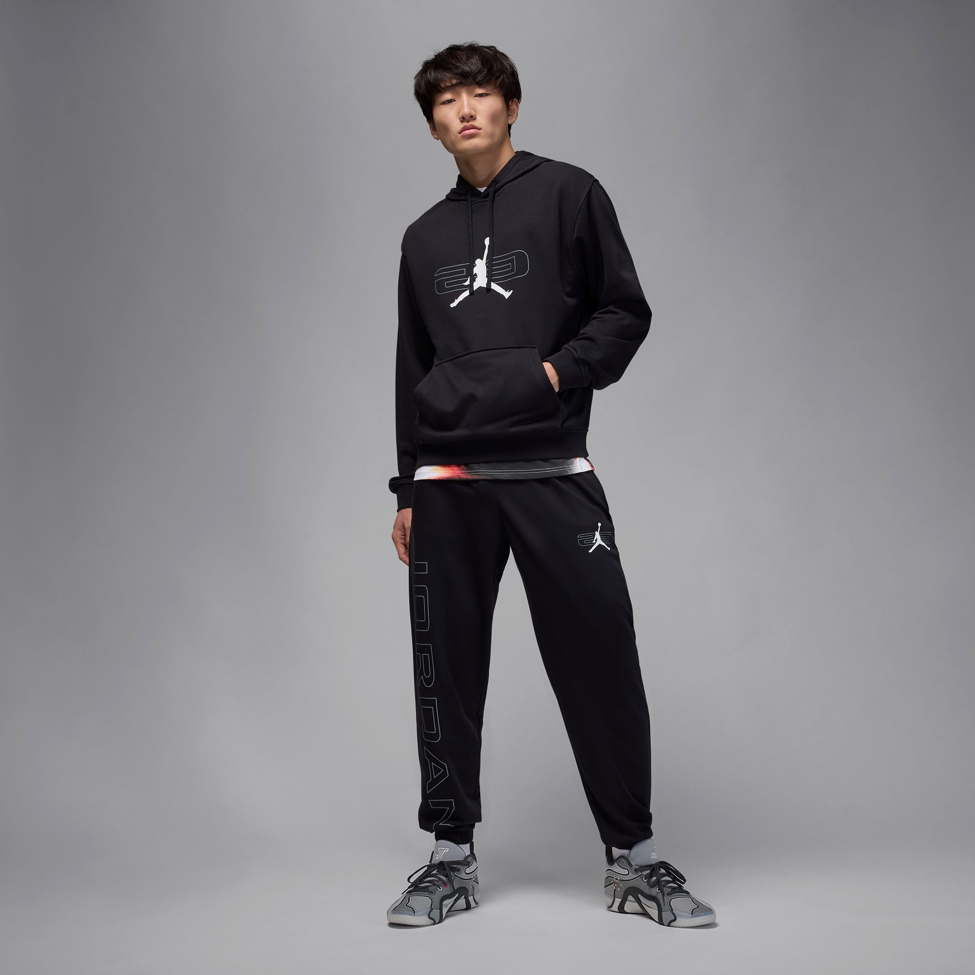Jordan Sport Crossover Graphic Fleece Erkek Siyah Eşofman Altı