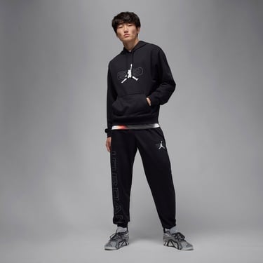  Jordan Sport Crossover Graphic Fleece Erkek Siyah Eşofman Altı