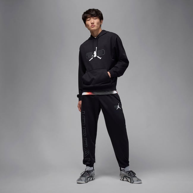  Jordan Sport Crossover Graphic Fleece Erkek Siyah Eşofman Altı