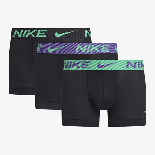  Nike 3' lü Erkek Siyah Boxer