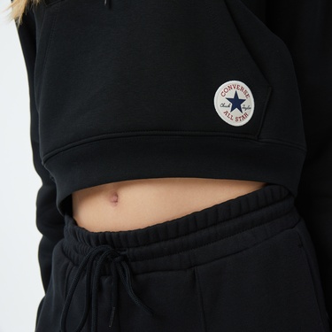  Converse Kadın Siyah Sweatshirt
