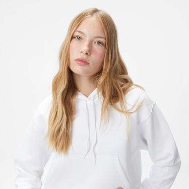  Converse Kadın Beyaz Sweatshirt