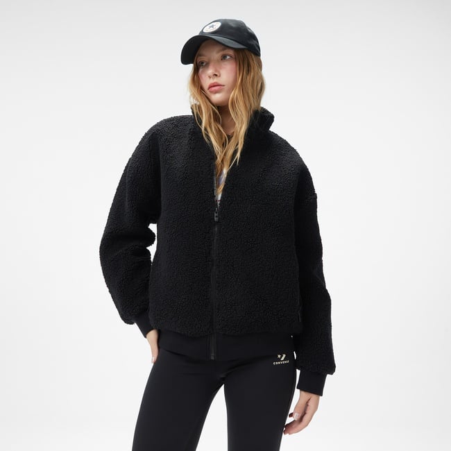  Converse Kadın Siyah Ceket