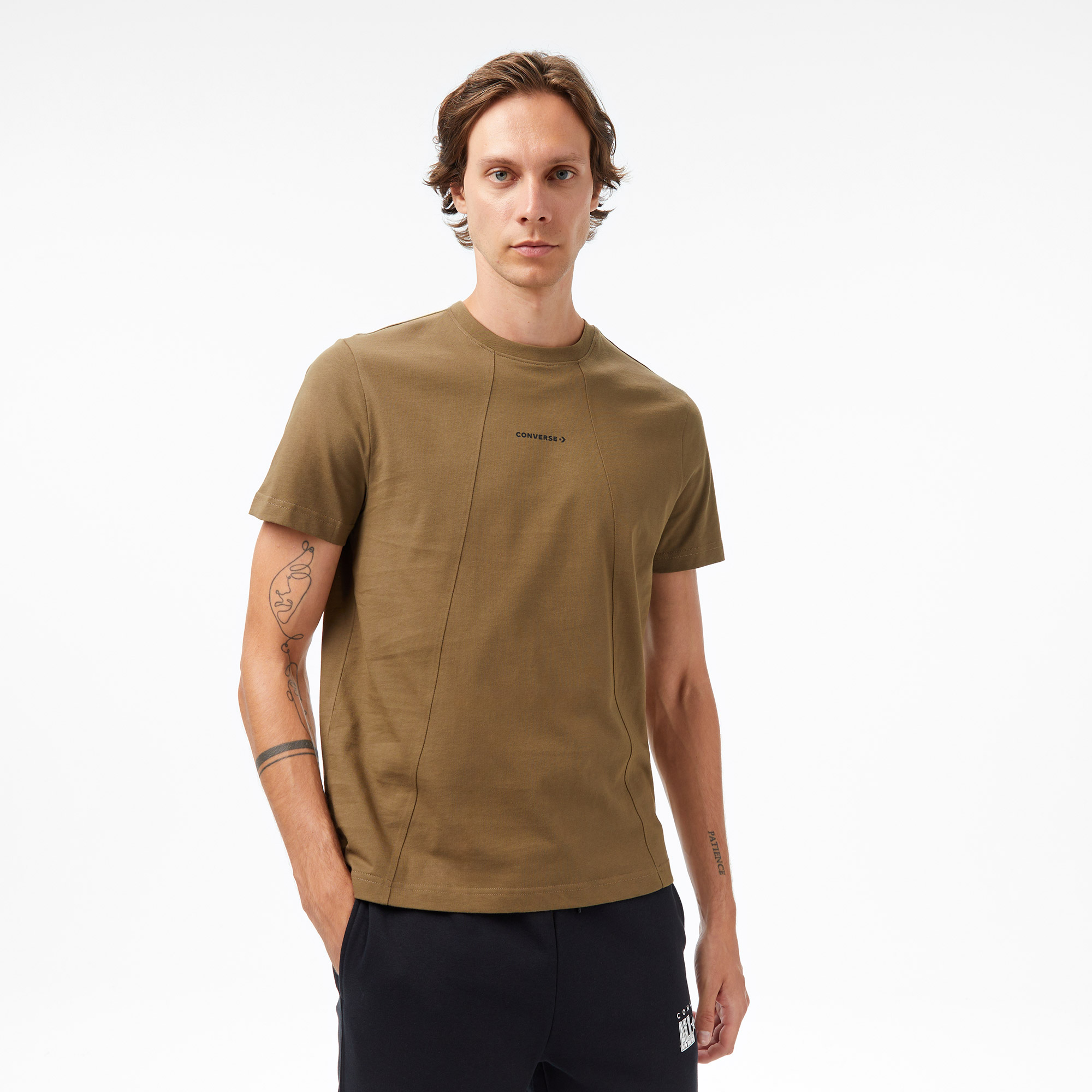  Converse Erkek Haki T-Shirt