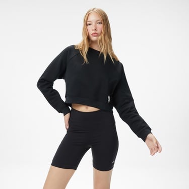  Converse Kadın Siyah Sweatshirt