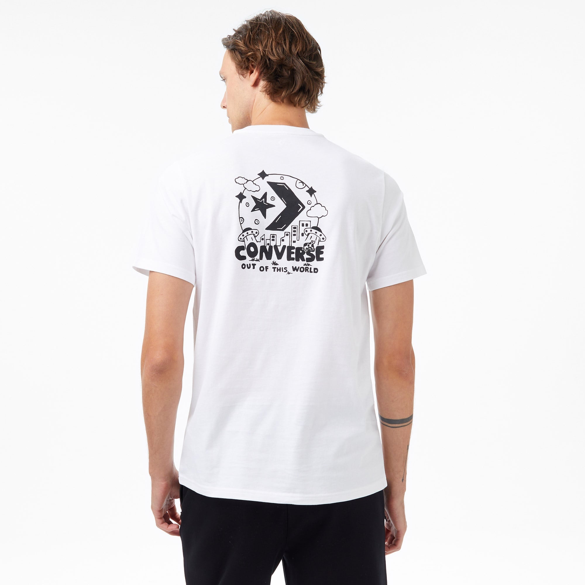 Converse Erkek Beyaz T-Shirt