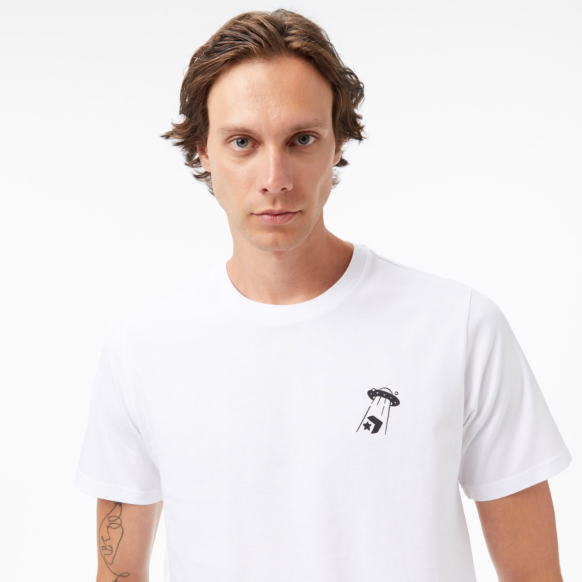 Converse Erkek Beyaz T-Shirt