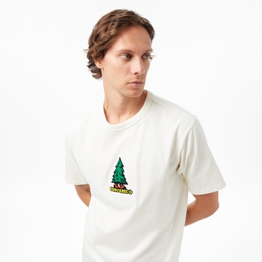  Converse Erkek Krem T-Shirt