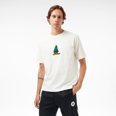  Converse Erkek Krem T-Shirt