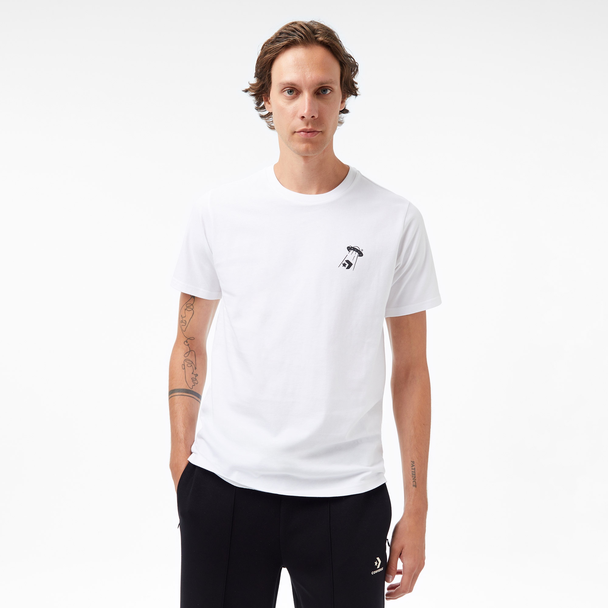Converse Erkek Beyaz T-Shirt