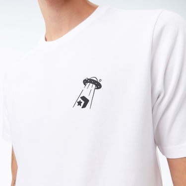  Converse Erkek Beyaz T-Shirt