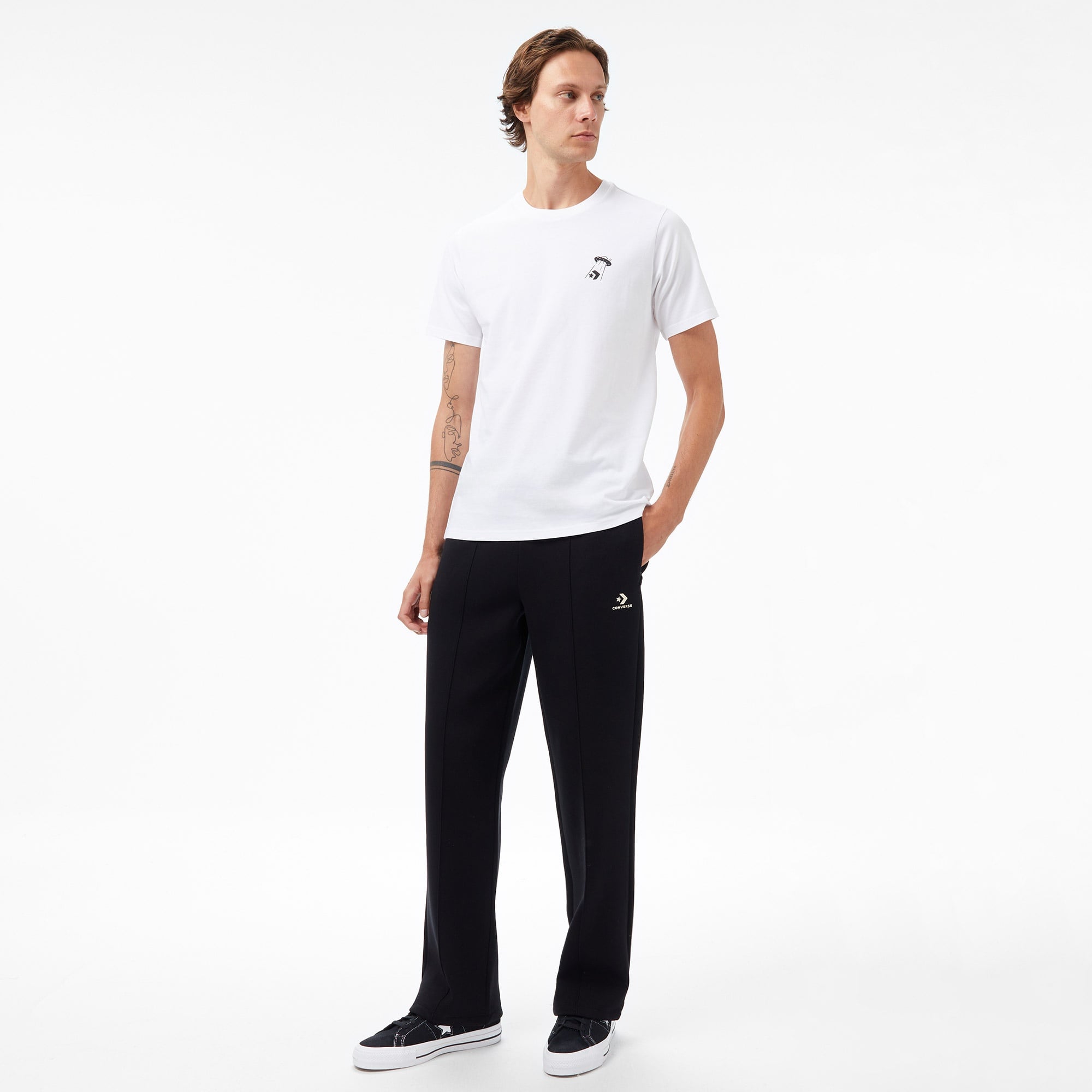 Converse Erkek Beyaz T-Shirt