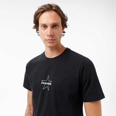  Converse Erkek Siyah T-Shirt
