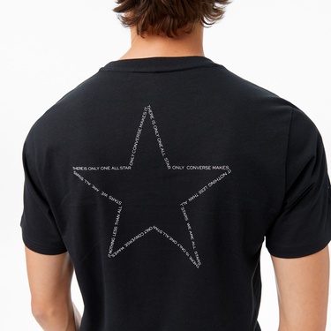  Converse Erkek Siyah T-Shirt