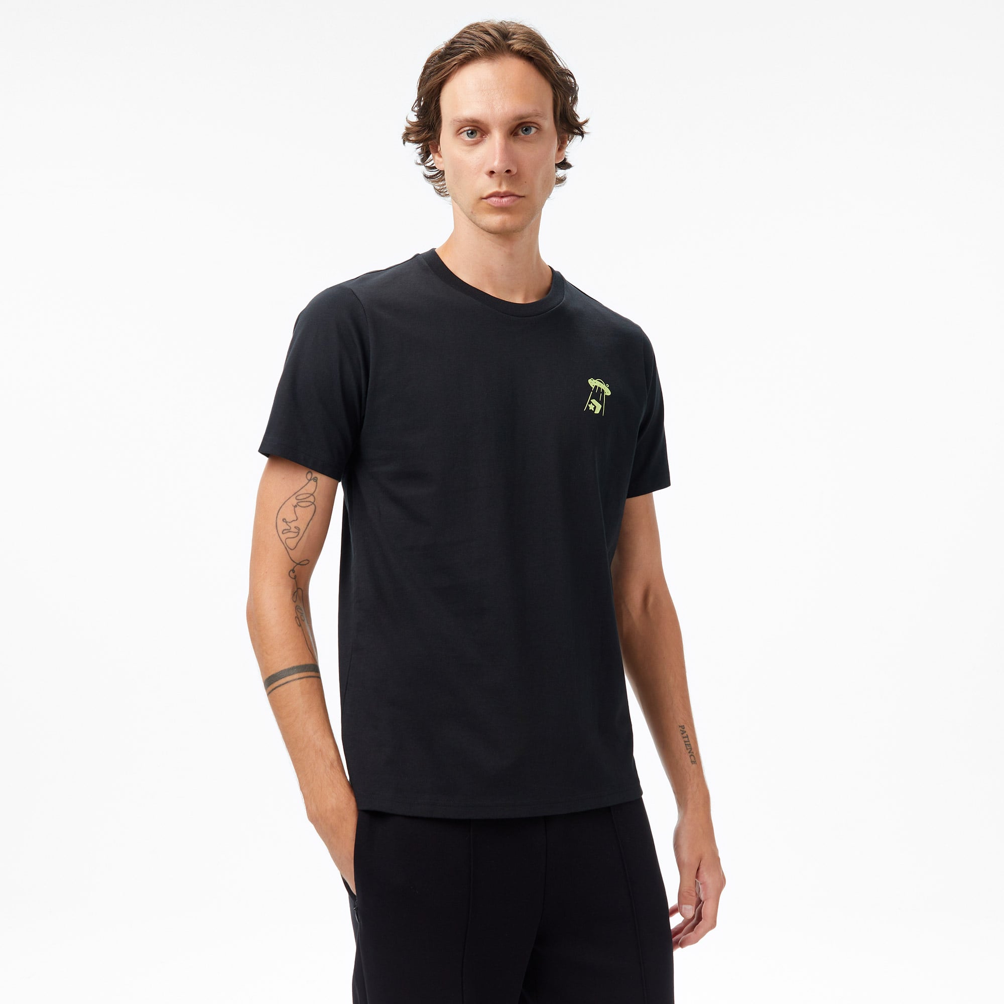  Converse Erkek Siyah T-Shirt