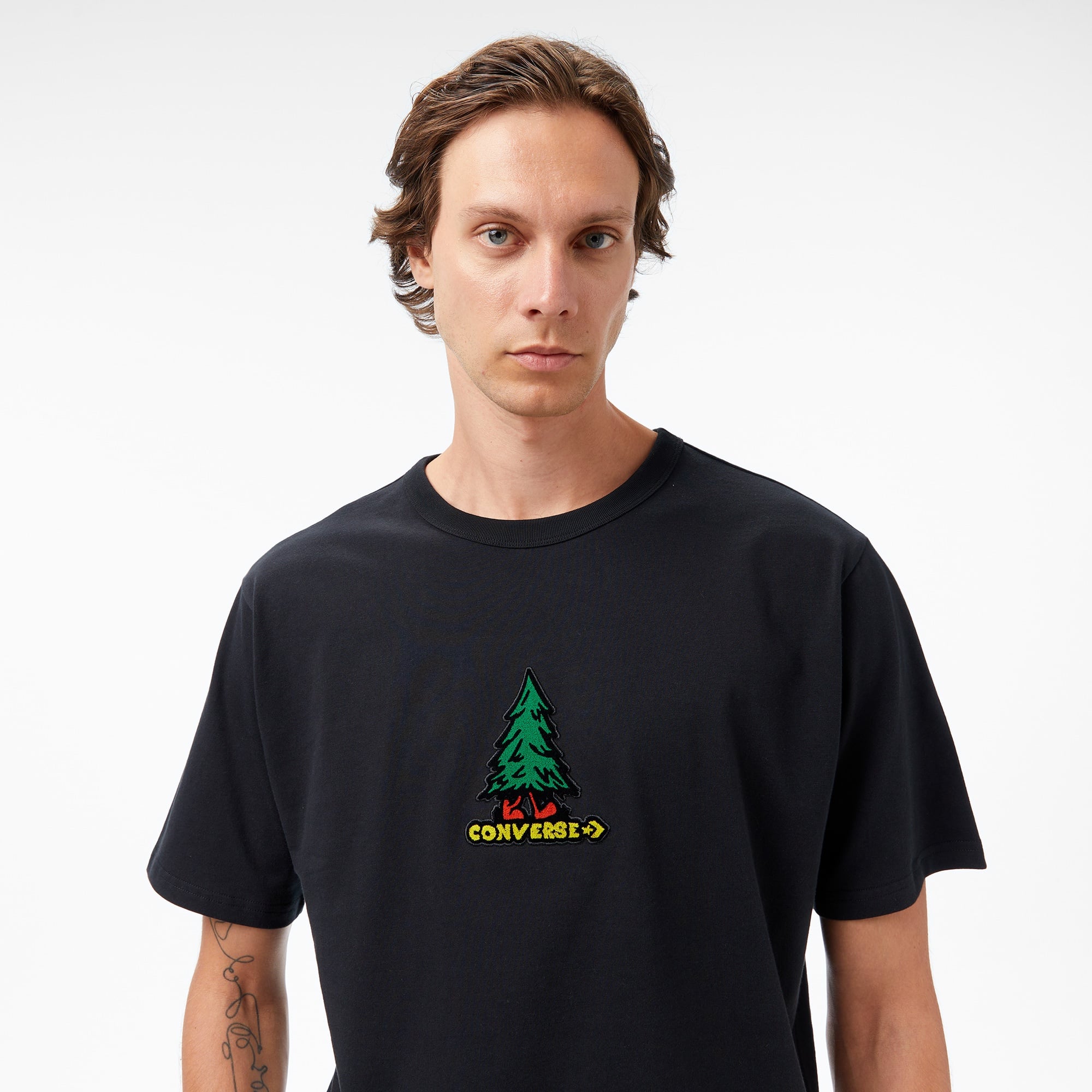 Converse Erkek Siyah T-Shirt