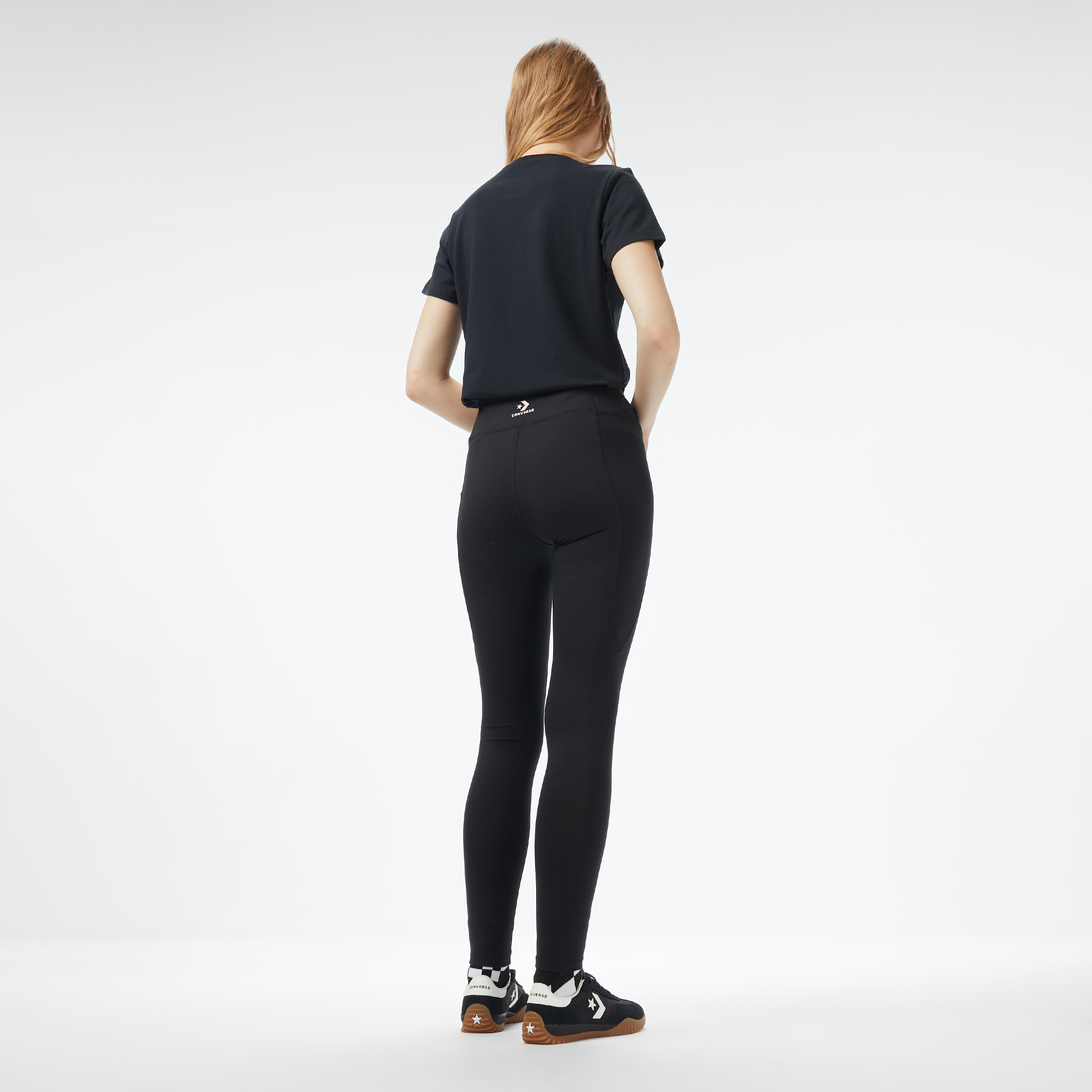 Converse Kadın Siyah Tayt