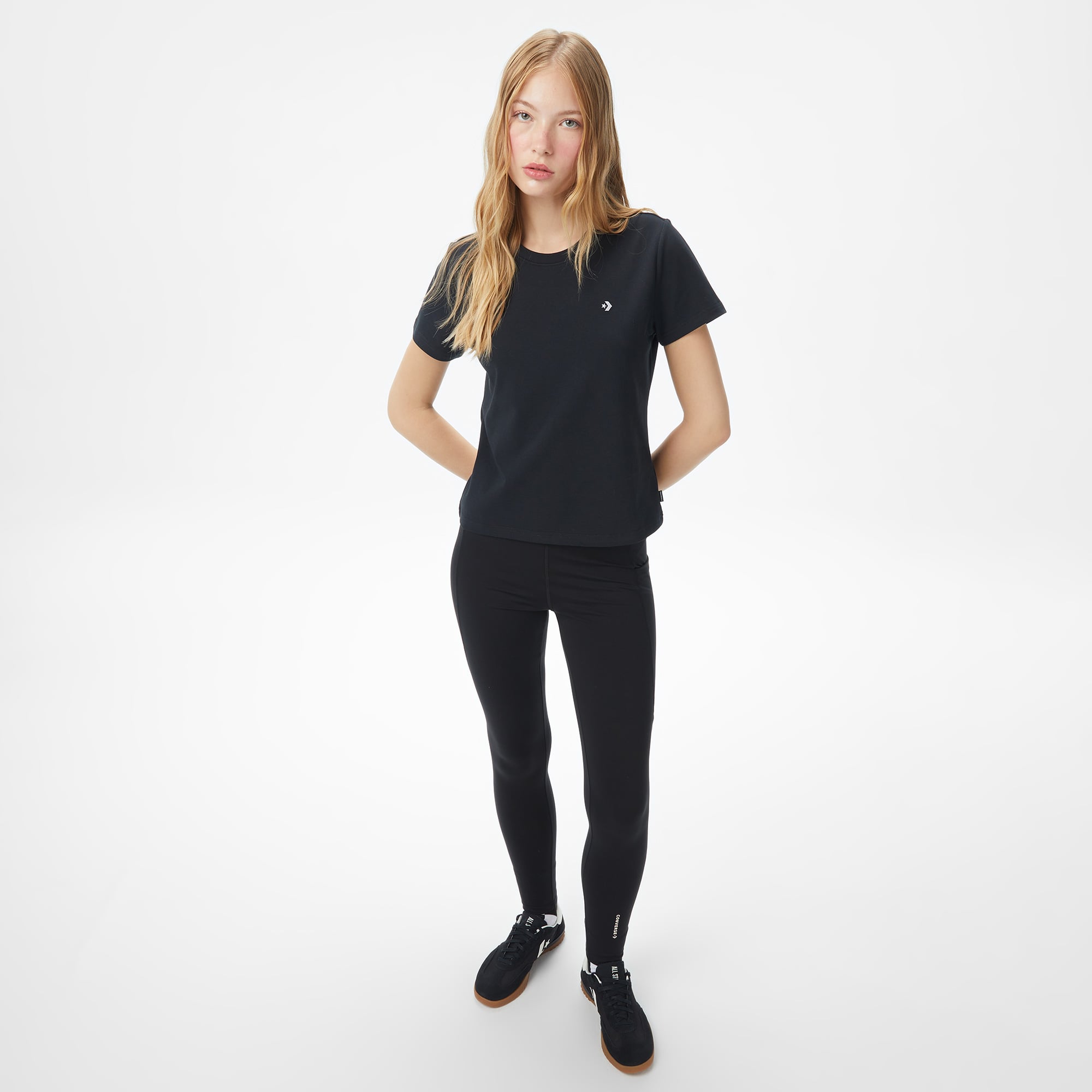  Converse Kadın Siyah Tayt