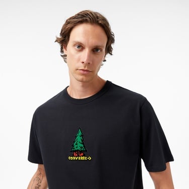  Converse Erkek Siyah T-Shirt