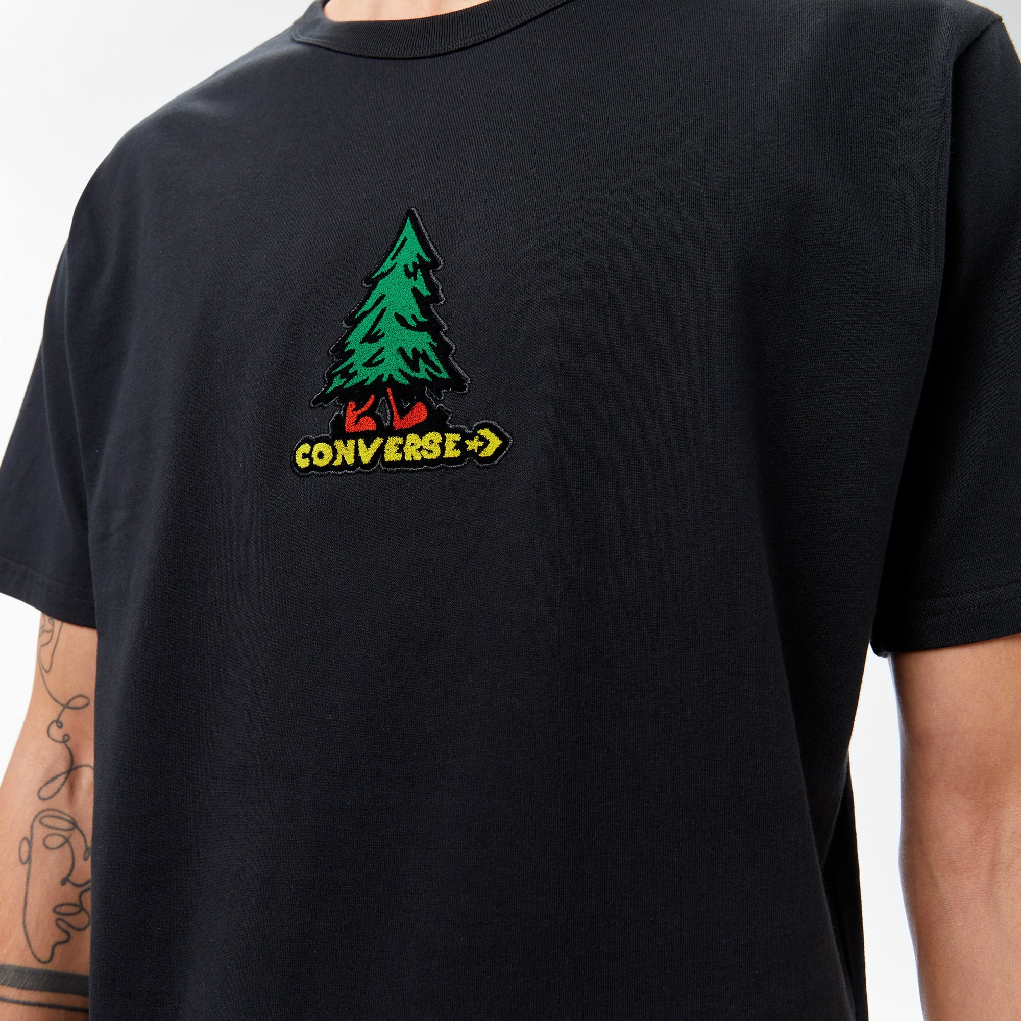 Converse Erkek Siyah T-Shirt