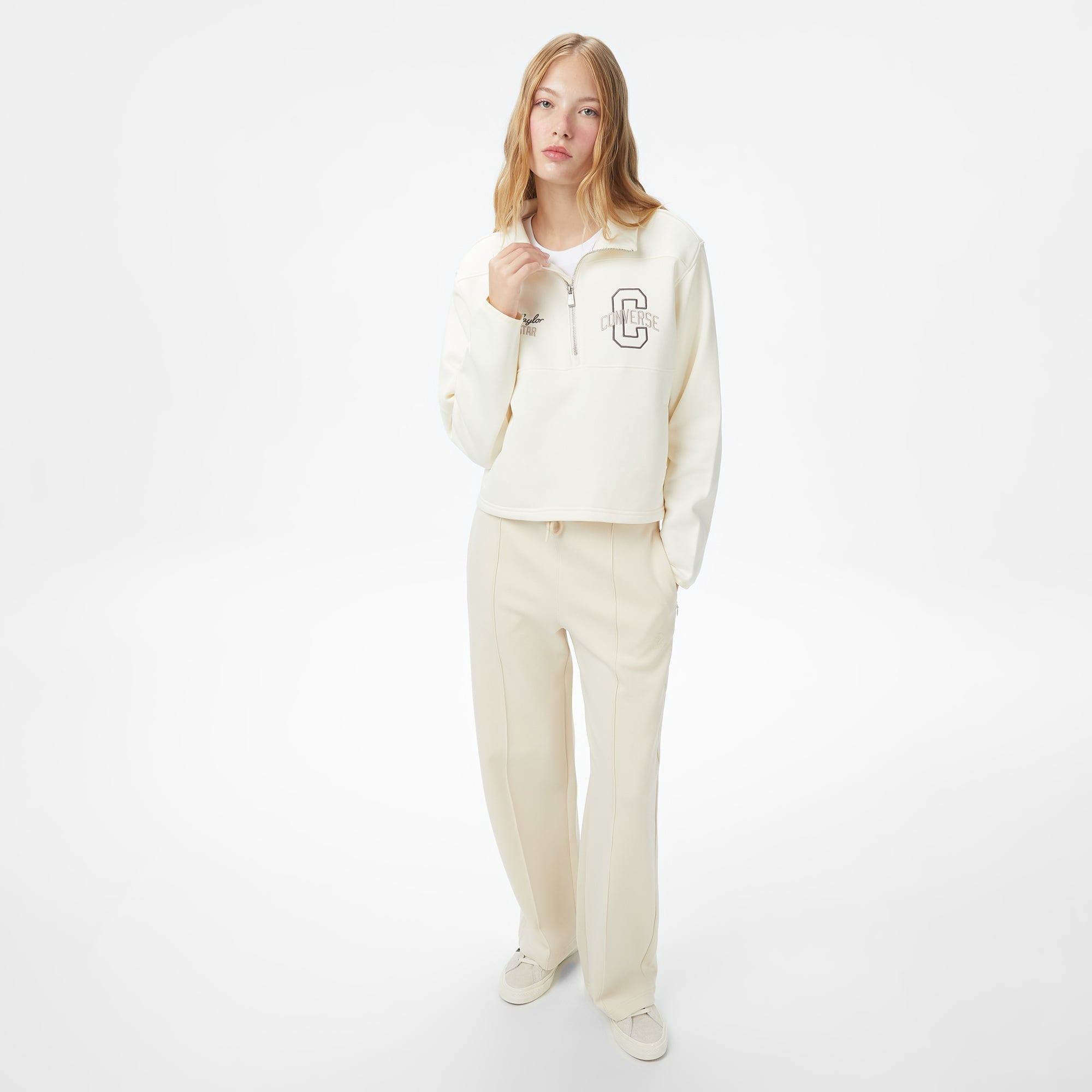 Converse Kadın Krem Eşofman Altı