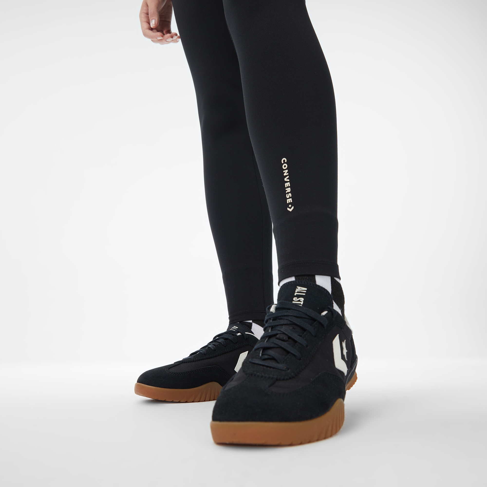 Converse Kadın Siyah Tayt