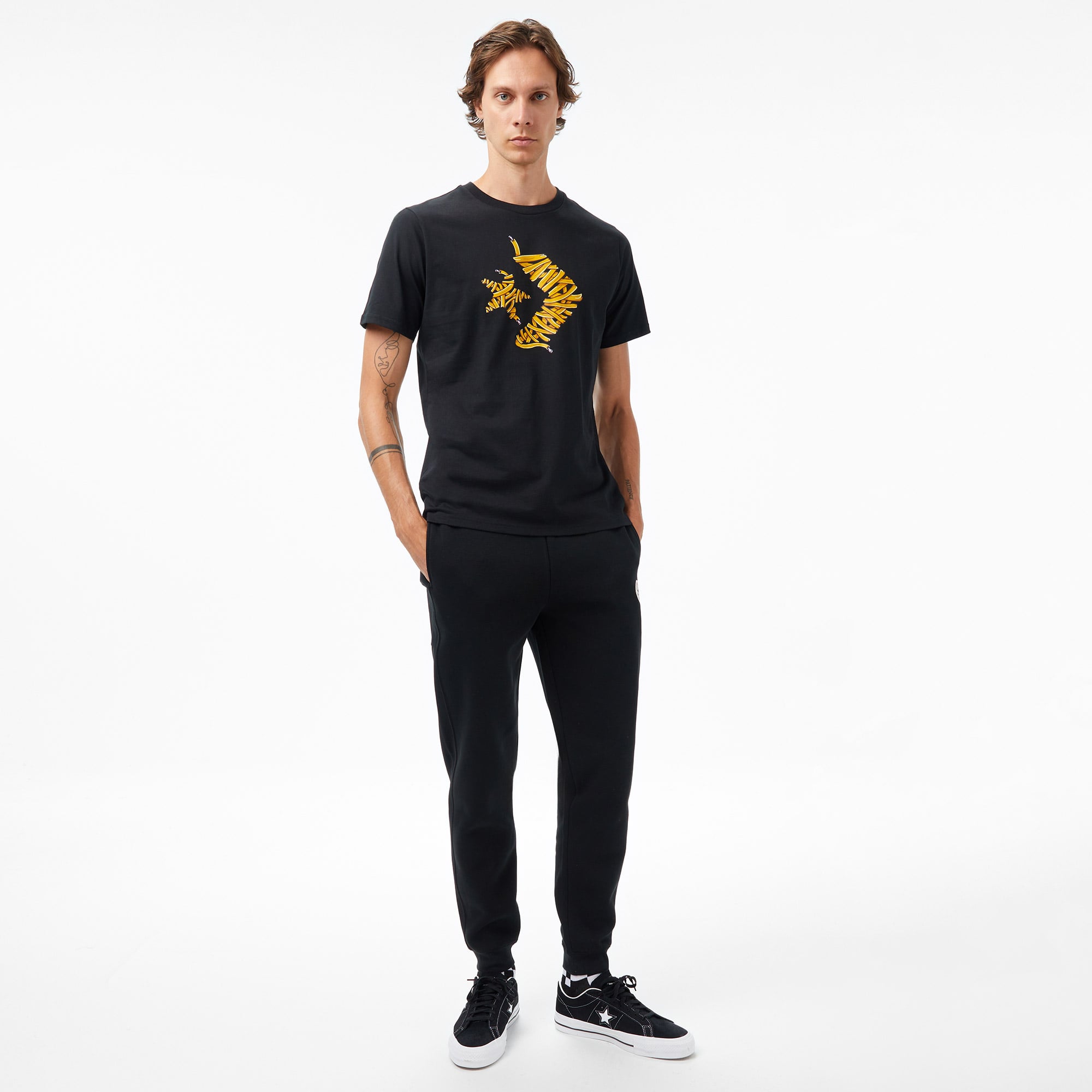  Converse Erkek Siyah Eşofman Altı