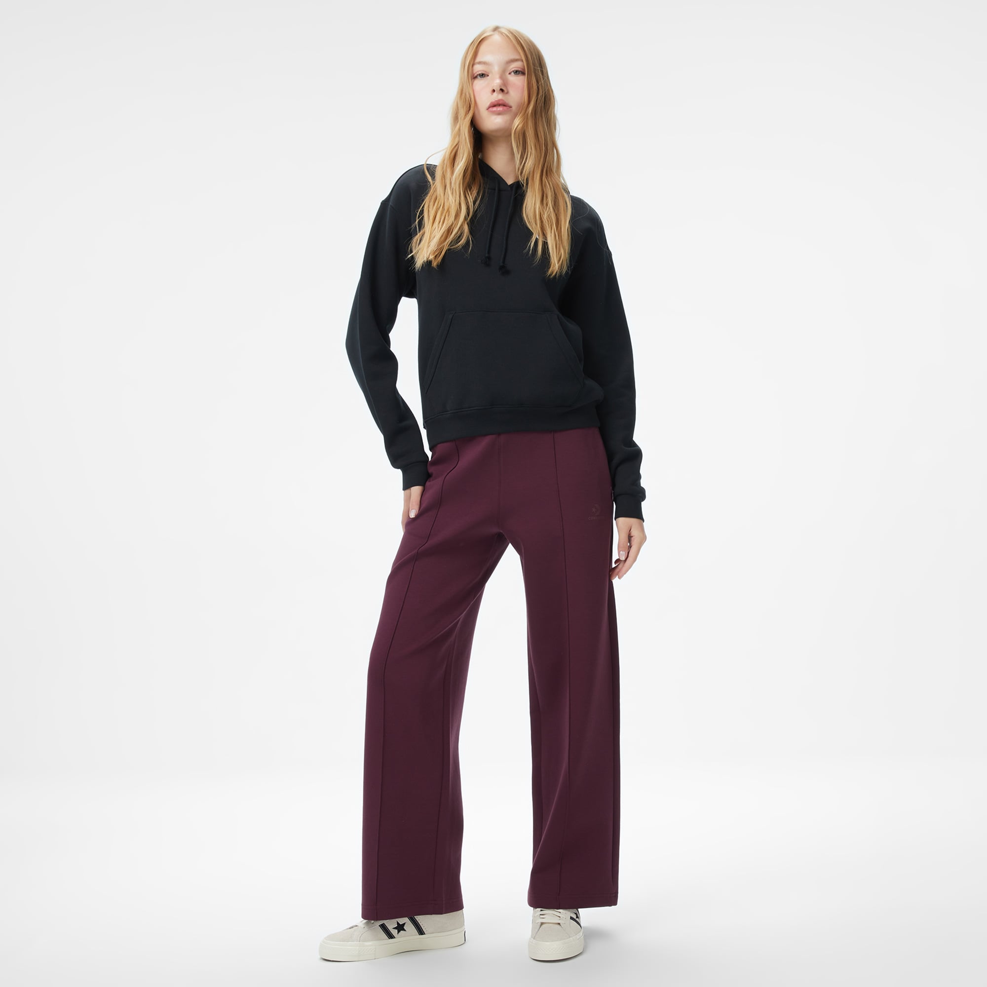  Converse Kadın Bordo Eşofman Altı