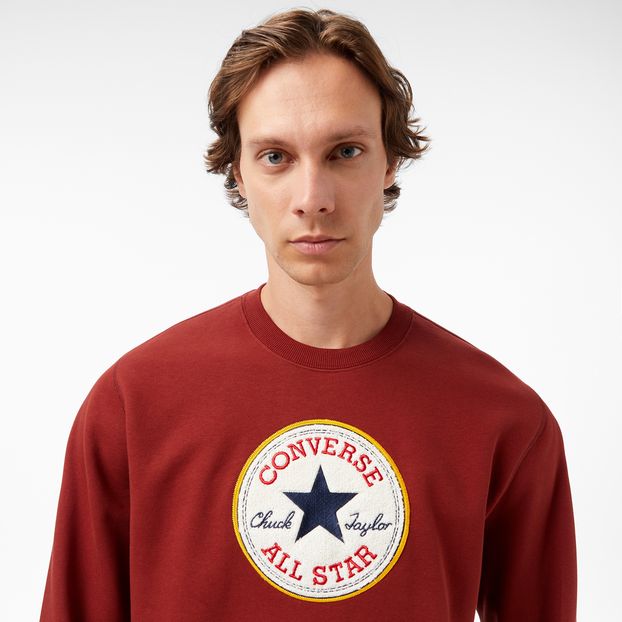 Converse Erkek Bordo Sweatshirt