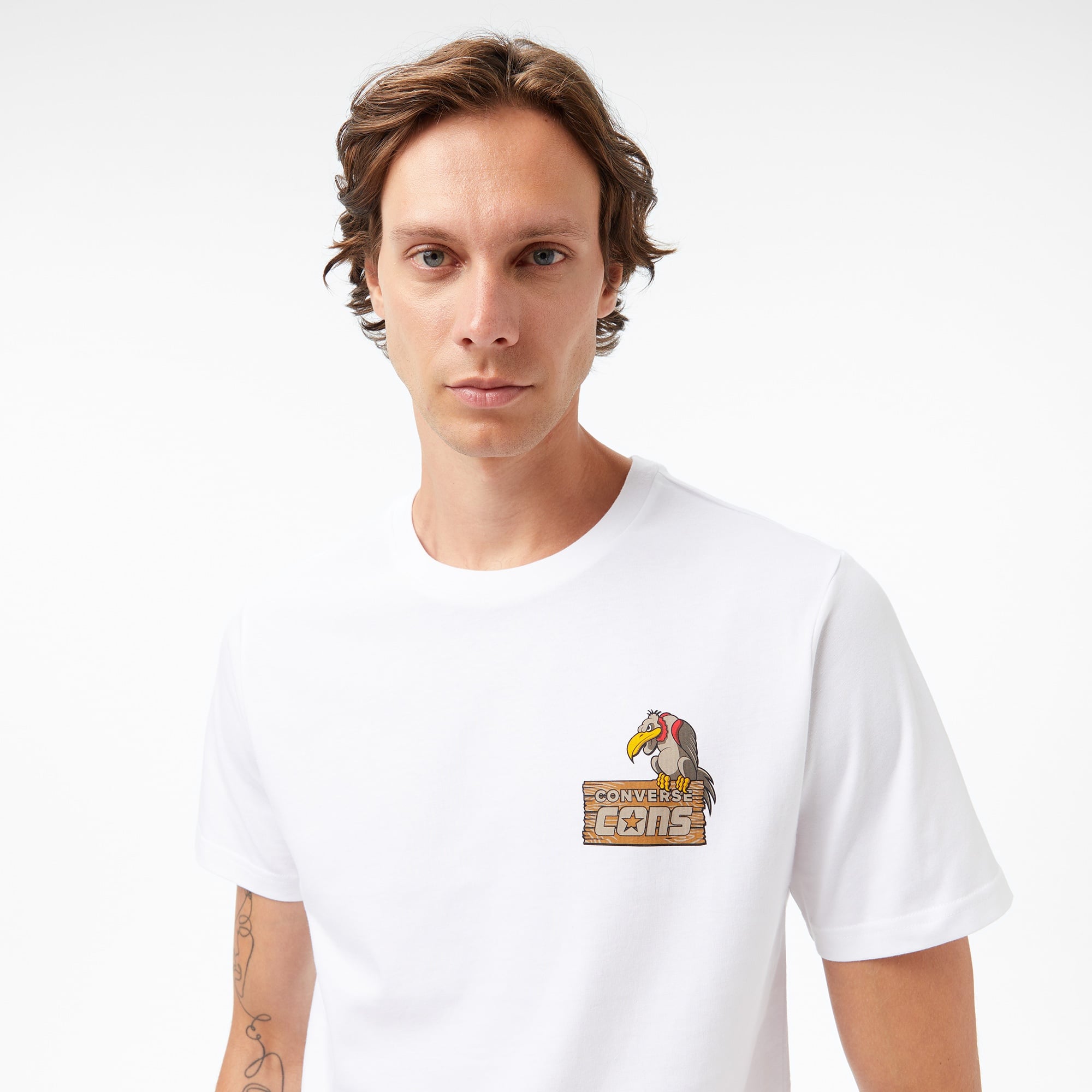 Converse Erkek Beyaz T-Shirt