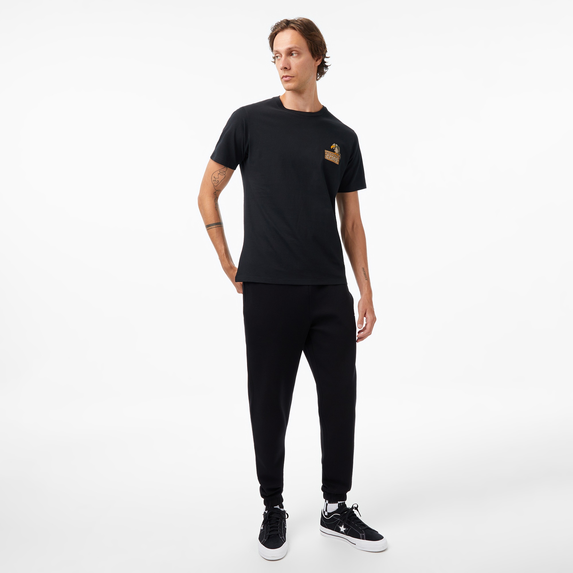 Converse Erkek Siyah T-Shirt