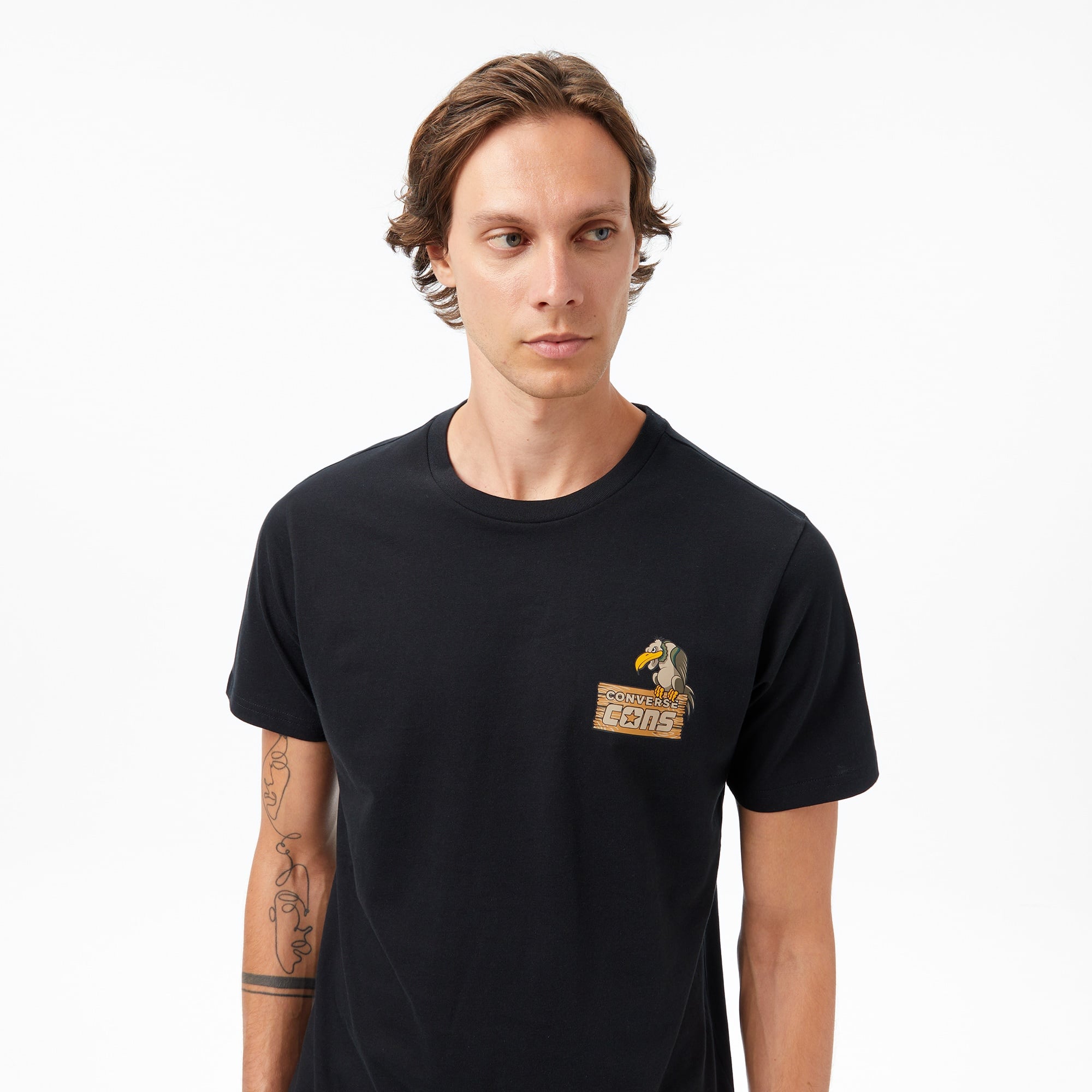 Converse Erkek Siyah T-Shirt