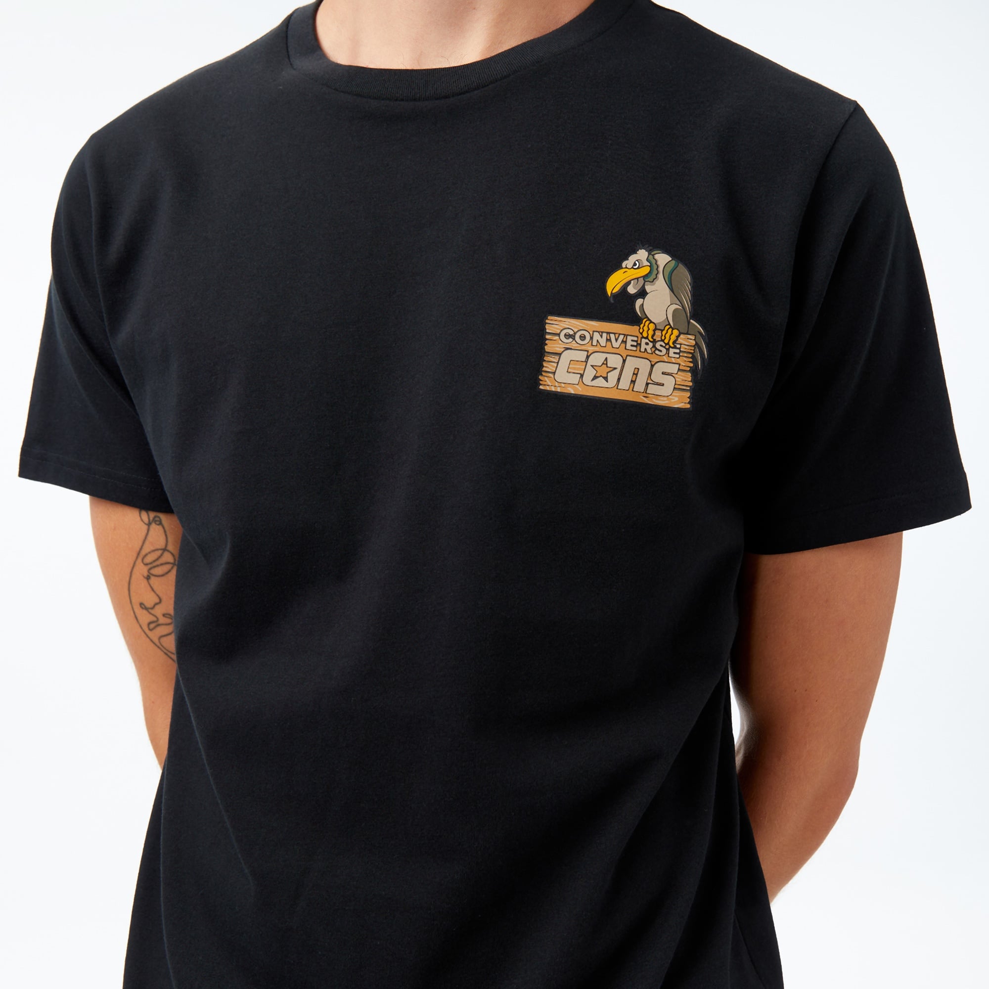 Converse Erkek Siyah T-Shirt