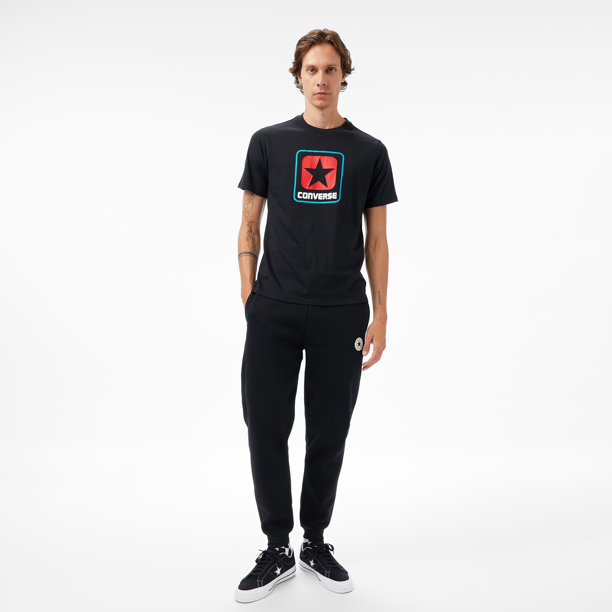 Converse Erkek Siyah T-Shirt