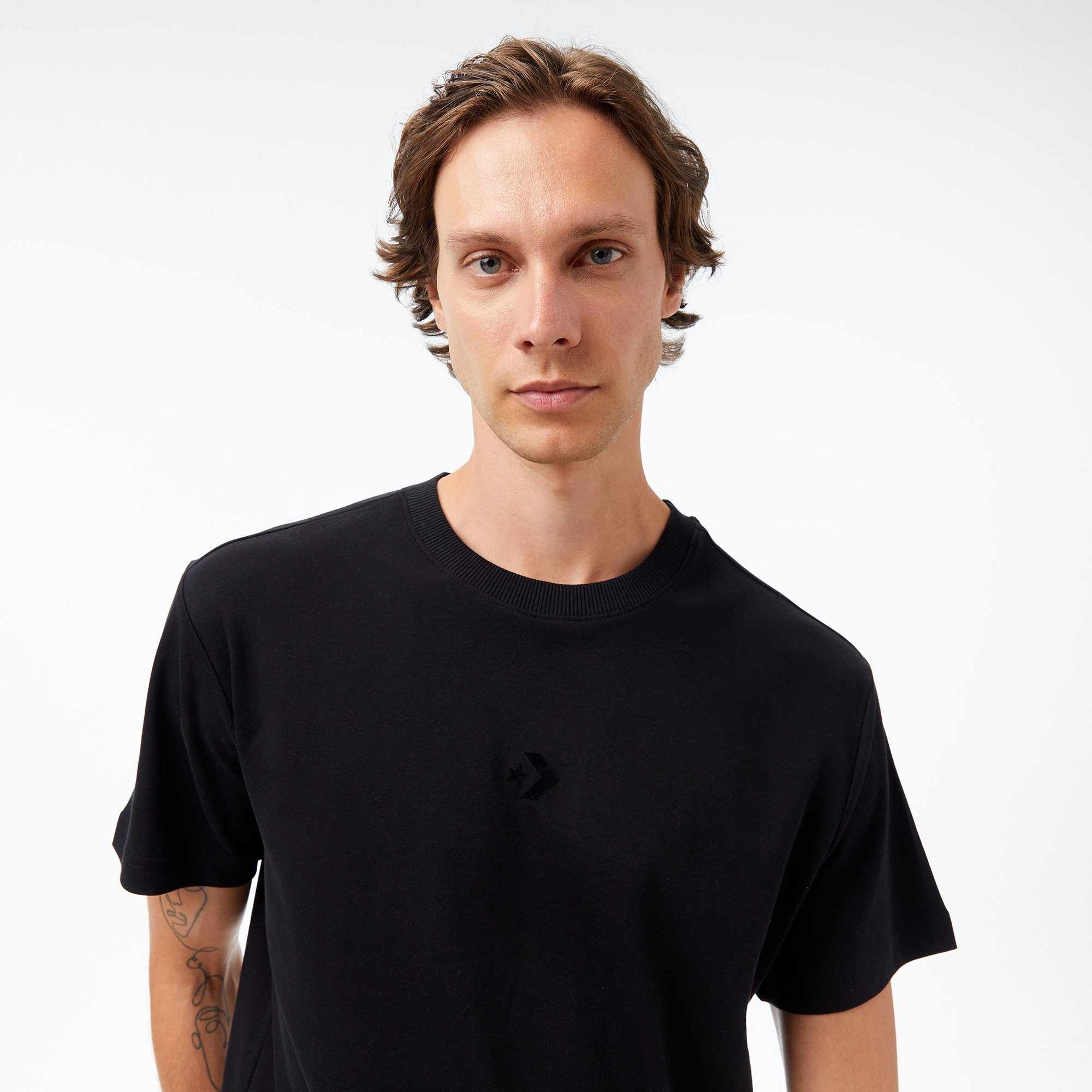 Converse Erkek Siyah T Shirt