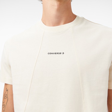  Converse Erkek Krem T-Shirt