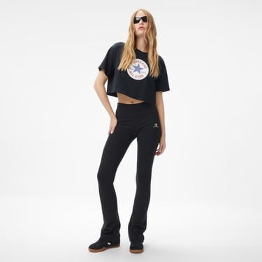  Converse Kadın Siyah T-Shirt