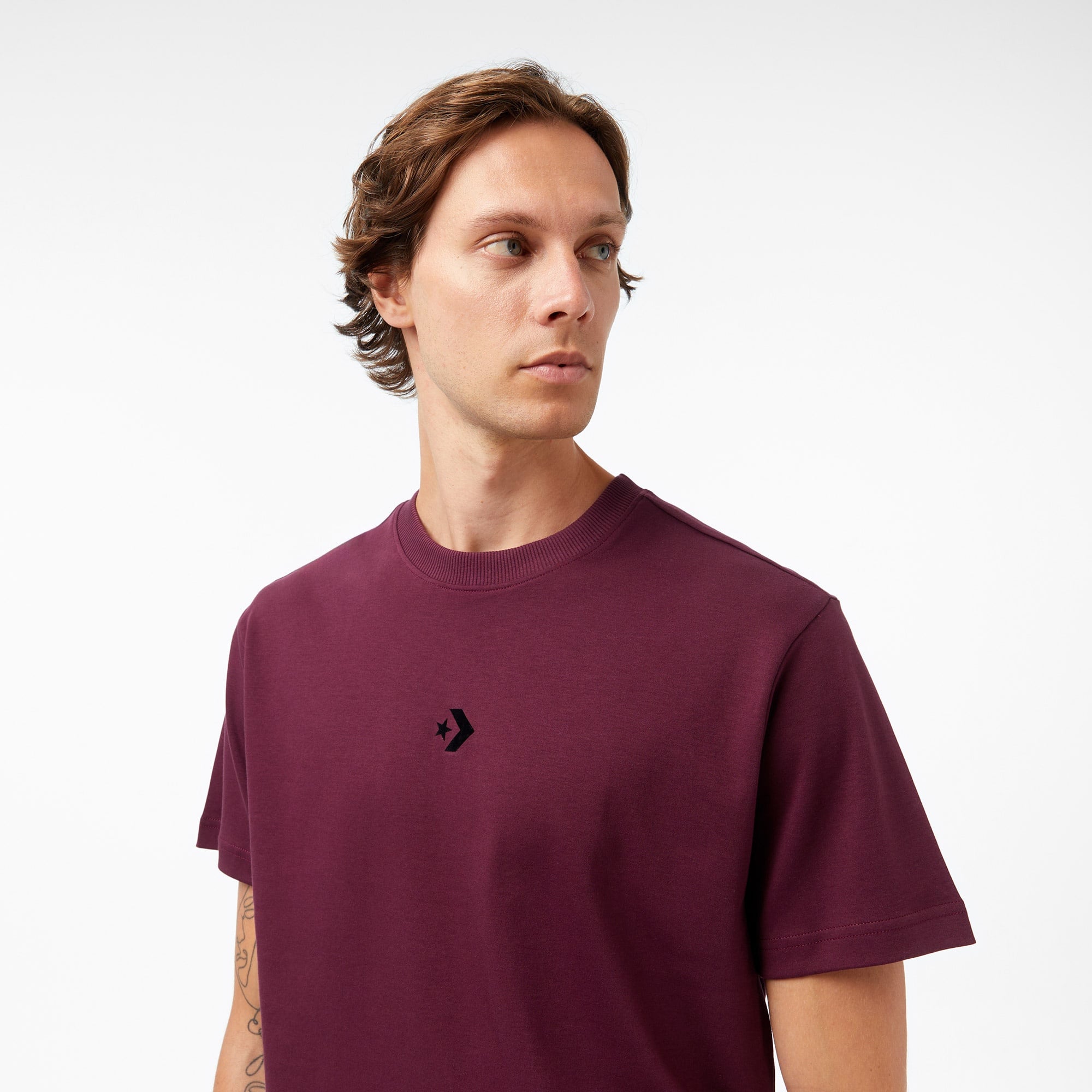 Converse Erkek Bordo T-Shirt
